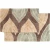 Outlet ❤️ Chesapeake Merchandising Chesapeake Davenport 2 Pc. Bath Rug Set (21"x34" & 24"x40") ????
