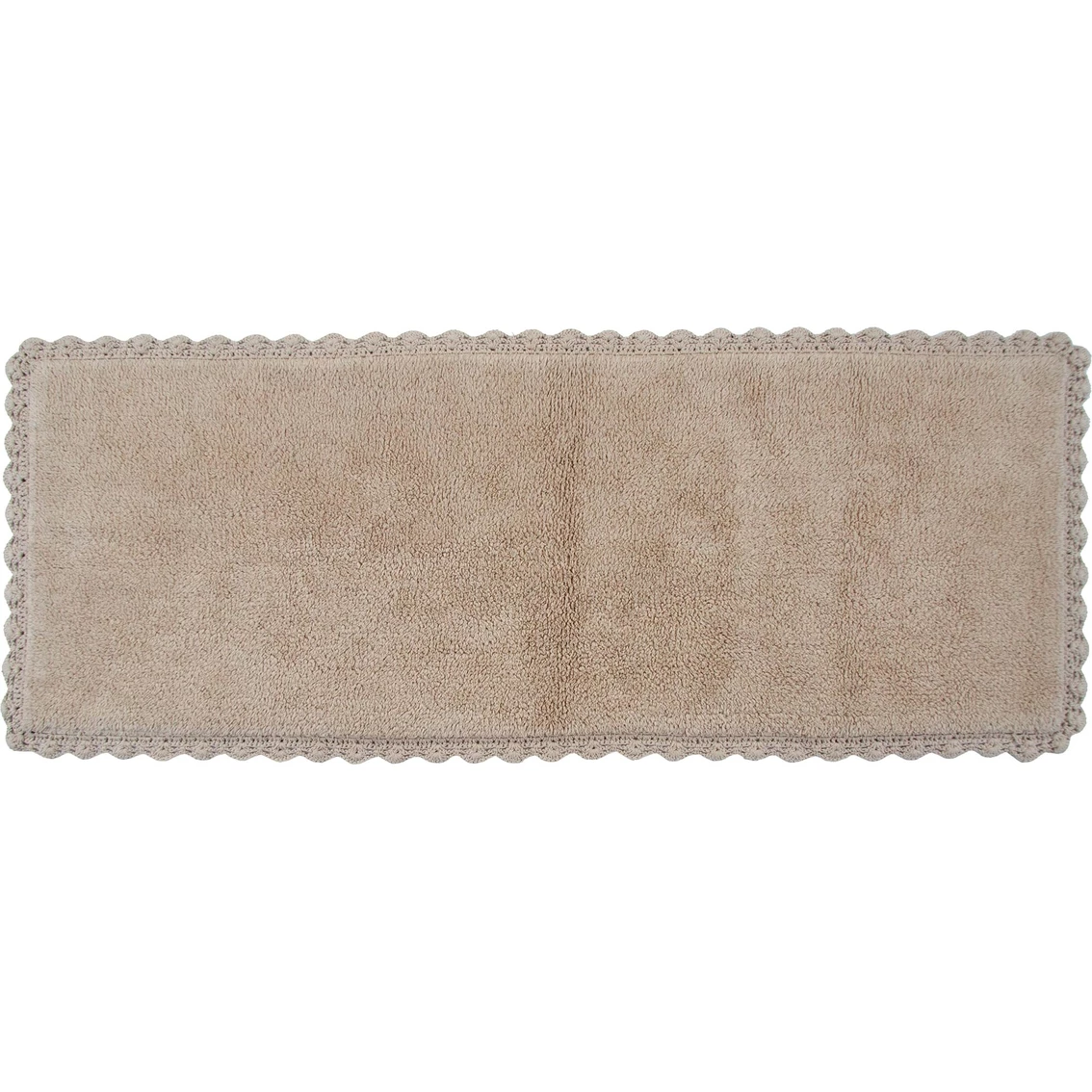 Hot Sale ✨ Chesapeake Merchandising Chesapeake Crochet White Bath Runner 22 X 60 In. ✔️ - Image 2