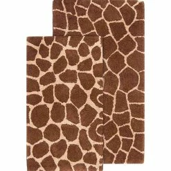 Best deal ???? Chesapeake Merchandising Chesapeake Safari Giraffe Bath Rug 2 Pc. Set ????