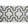 New ???? Saffron Fabs Quatrefoil 36 X 24 Bath Rug ????