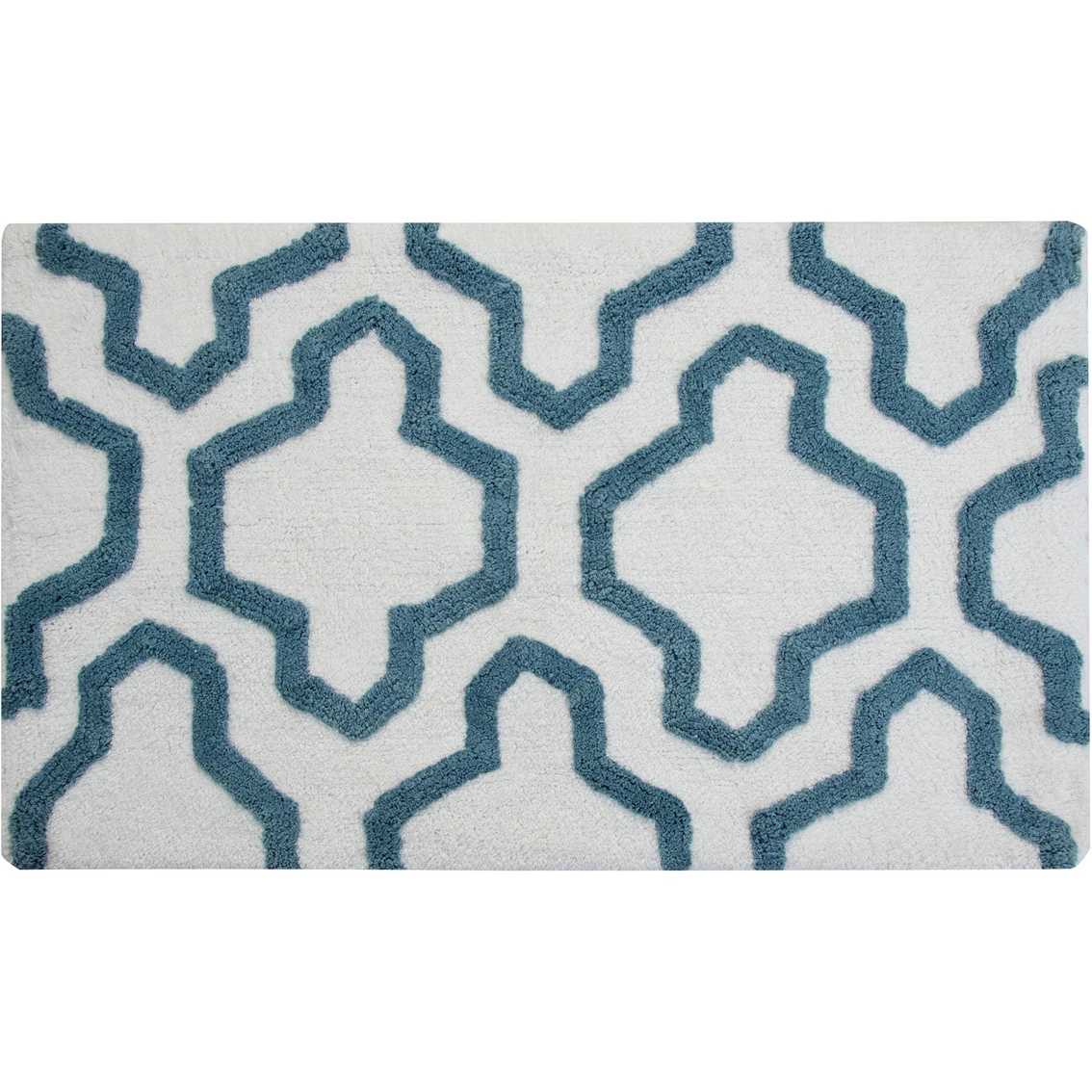 New ???? Saffron Fabs Quatrefoil 36 X 24 Bath Rug ???? - Image 2