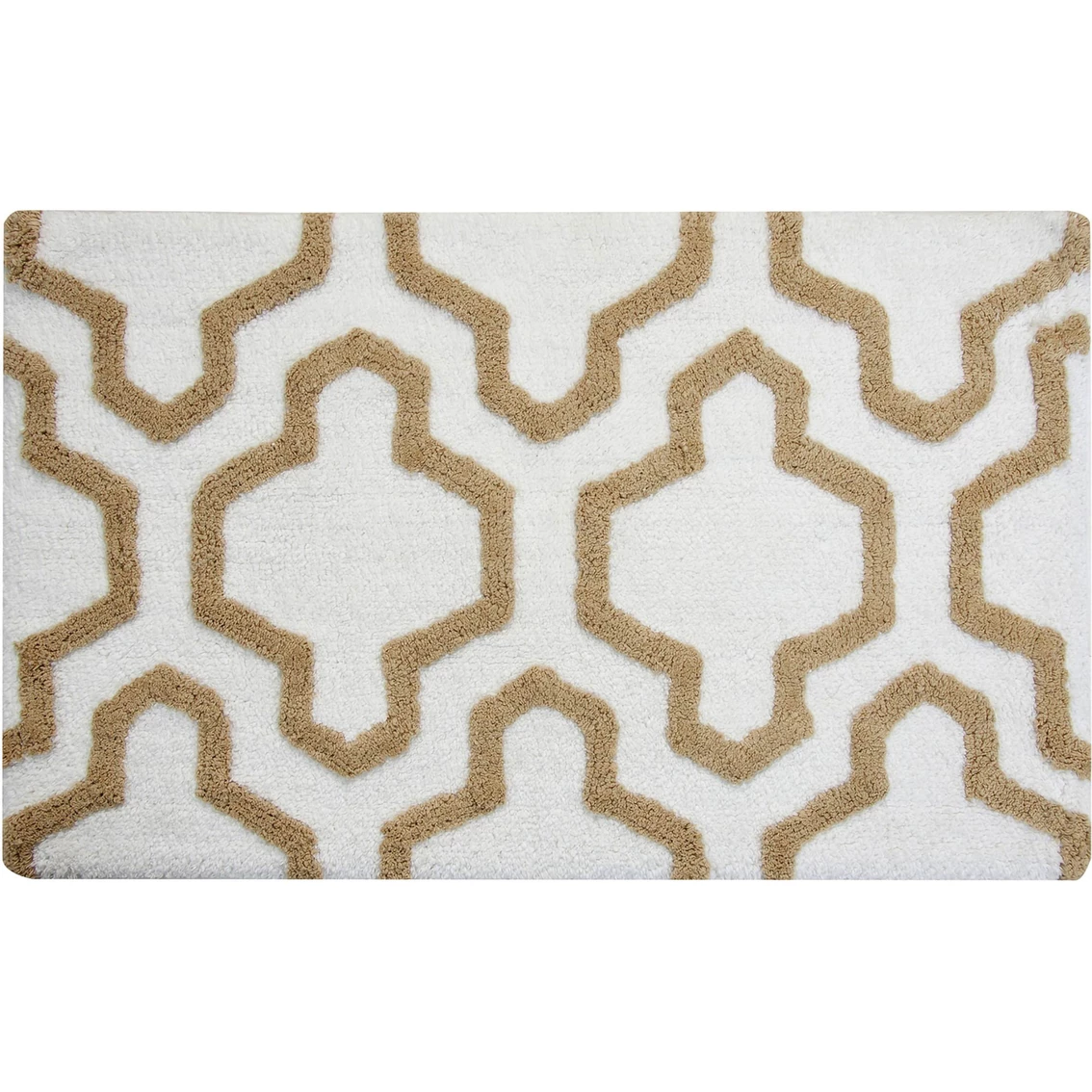 New ???? Saffron Fabs Quatrefoil 36 X 24 Bath Rug ???? - Image 3