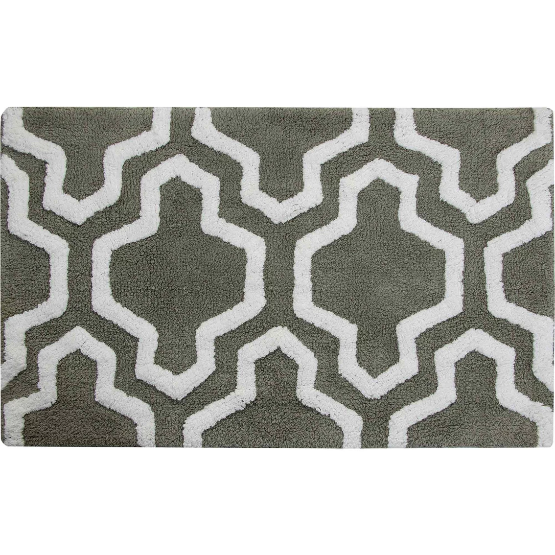 New ???? Saffron Fabs Quatrefoil 36 X 24 Bath Rug ???? - Image 4