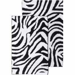 Best Pirce ???? Chesapeake Merchandising Chesapeake Safari 2 Pc.Zebra Bath Rug Set ????