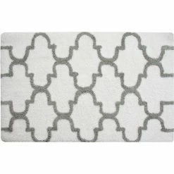 Flash Sale ???? Saffron Fabs Geomatrics 36 X 24 Bath Rug ????