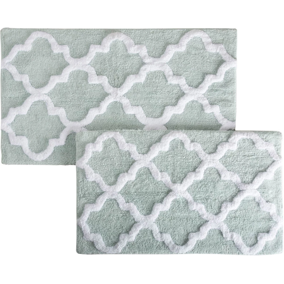 Cheap ✨ Lavish Home 2 Pc. Trellis Bath Mat Set ???? - Image 5