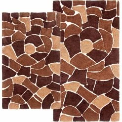 Coupon ???? Chesapeake Merchandising Chesapeake Boulder 2 Pc. Brown Bath Rug Set ✨