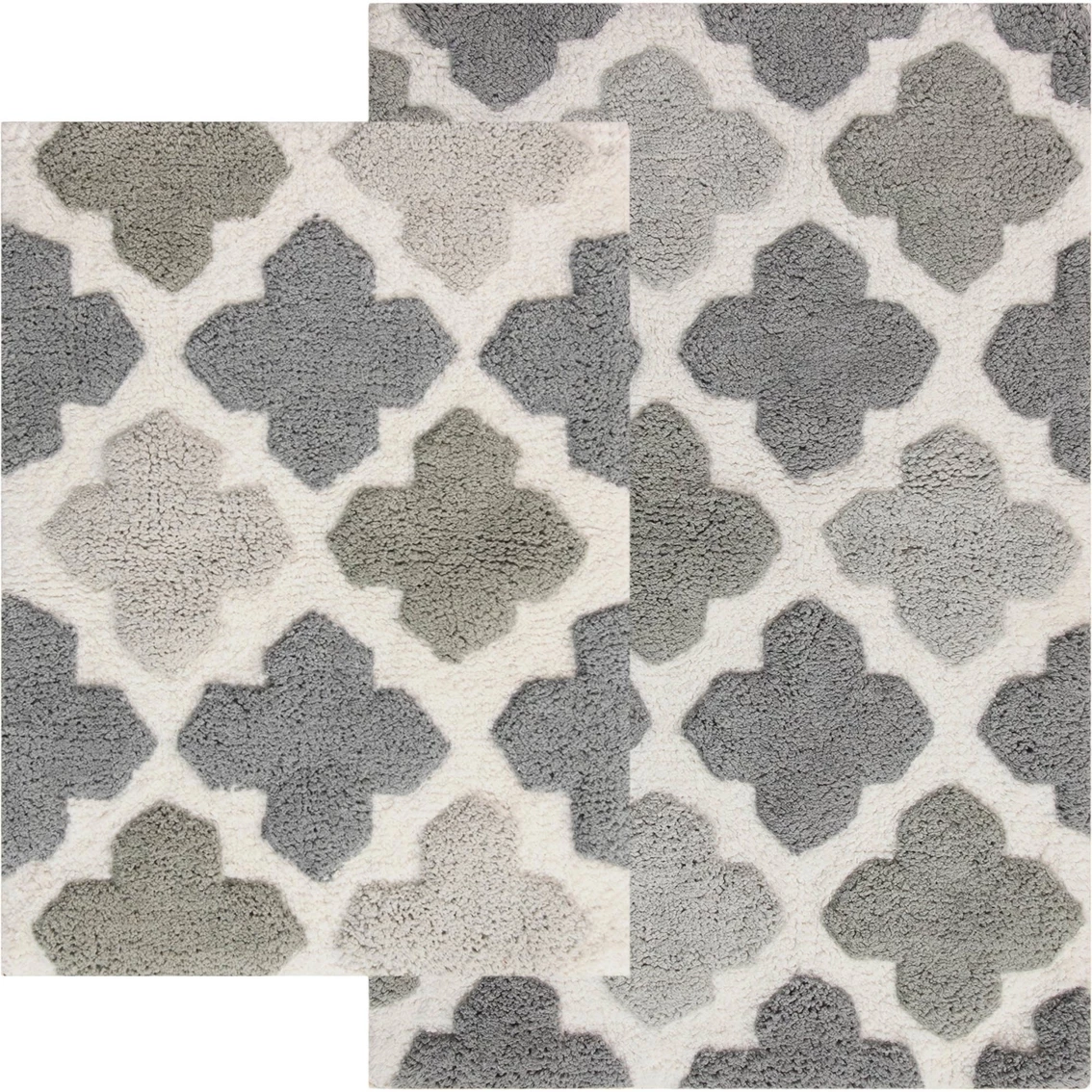Flash Sale ✔️ Chesapeake Merchandising Alloy Moroccan Tiles Spa Bath Rug 2 Pc. Set ???? - Image 3