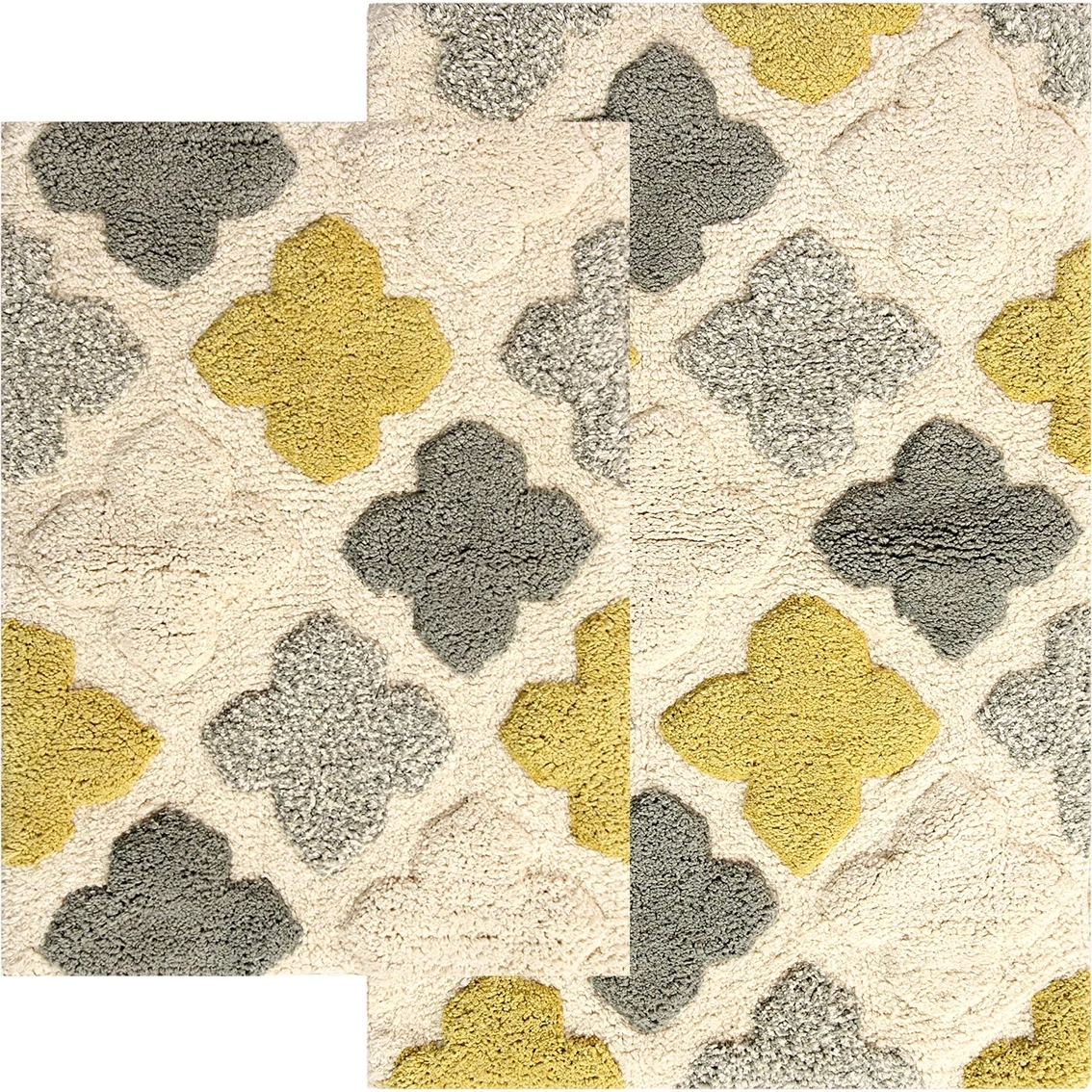 Flash Sale ✔️ Chesapeake Merchandising Alloy Moroccan Tiles Spa Bath Rug 2 Pc. Set ???? - Image 4
