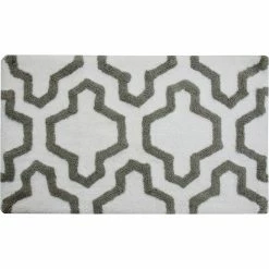 Deals ❤️ Saffron Fabs Quatrefoil 50 X 30 Bath Rug ????