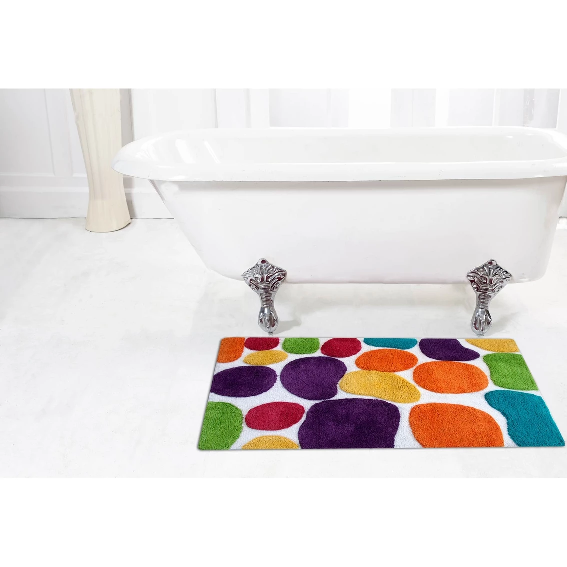 Top 10 ???? Chesapeake Merchandising Chesapeake Pebbles Brights Multi Coloured Bath Runner 24 In. X 36 In. ⭐ - Image 2