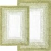 Budget ???? Chesapeake Merchandising Chesapeake Whitney Ombre Reversible Bath Rug 2 Pc. Set ????