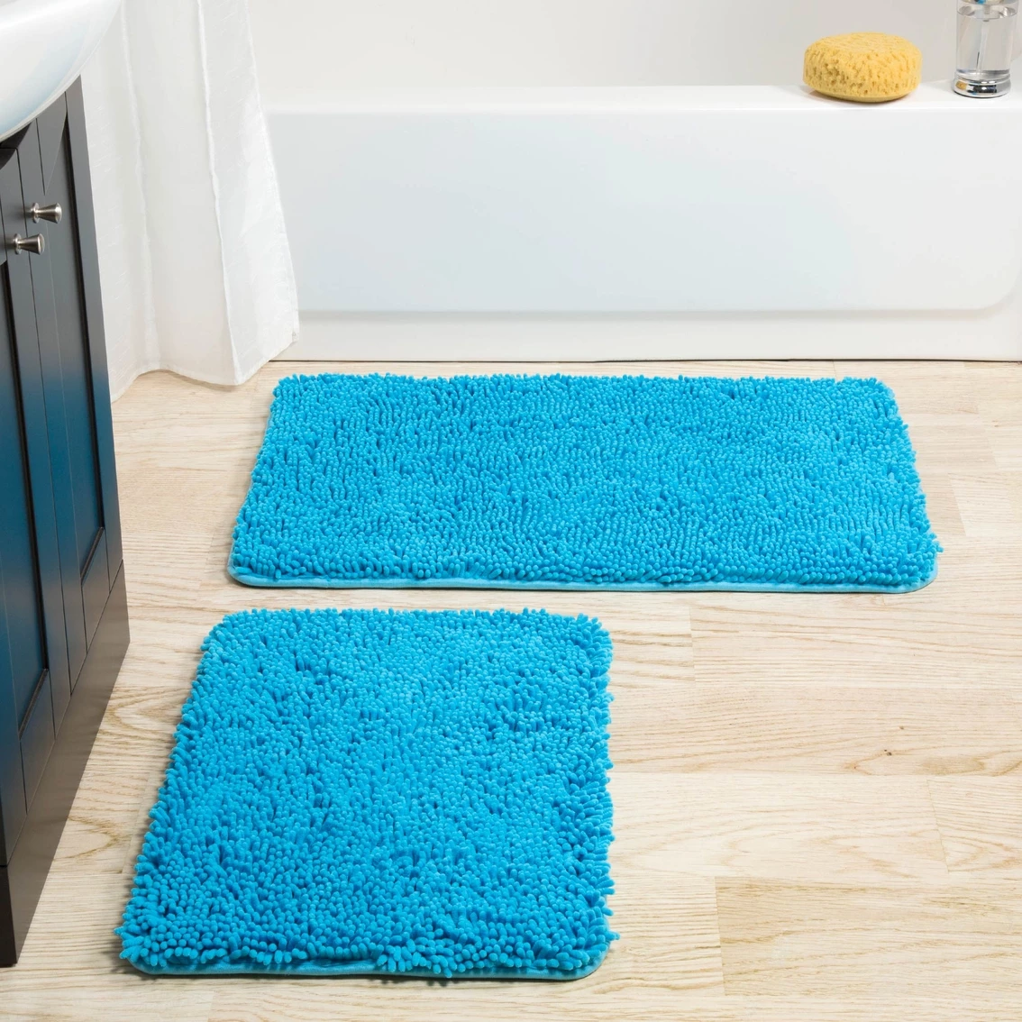Flash Sale ???? Lavish Home 2 Pc. Memory Foam Shag Bath Mat ???? - Image 3