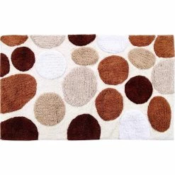 Top 10 ???? Saffron Fabs Stone Pattern 50 X 30 In. Cotton Bath Rug ????