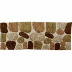 Outlet ???? Chesapeake Merchandising Chesapeake Pebbles Khaki Bath Rug Runner 45090 (24" X 60") ????