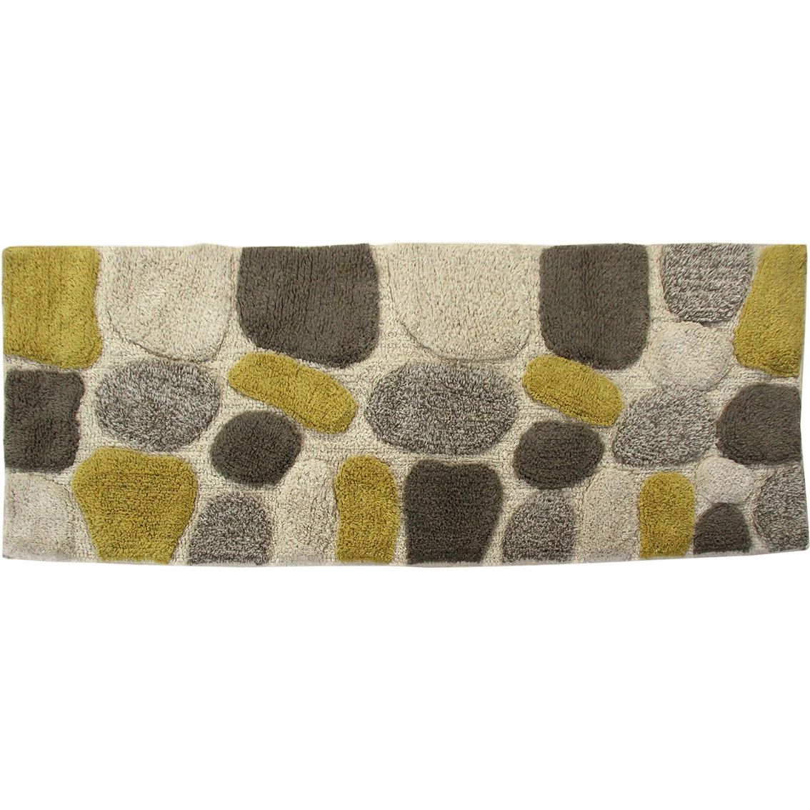 Outlet ???? Chesapeake Merchandising Chesapeake Pebbles Khaki Bath Rug Runner 45090 (24" X 60") ???? - Image 3