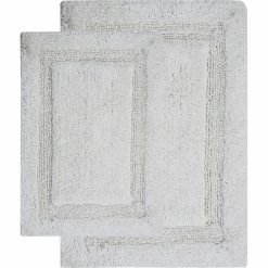 Best Pirce ???? Saffron Fabs Regency 24 X 17 In. And 34 X 21 In. Cotton Bath Rug 2 Pc. Set ⌛