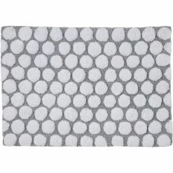 Deals ???? Lemon Tree Bea Dot Gray Bath Rug ⌛