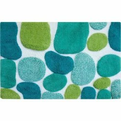 Wholesale ???? Chesapeake Merchandising Chesapeake Pebbles Brights Pool Blue Bath Runner 24 In. X 36 In. ????