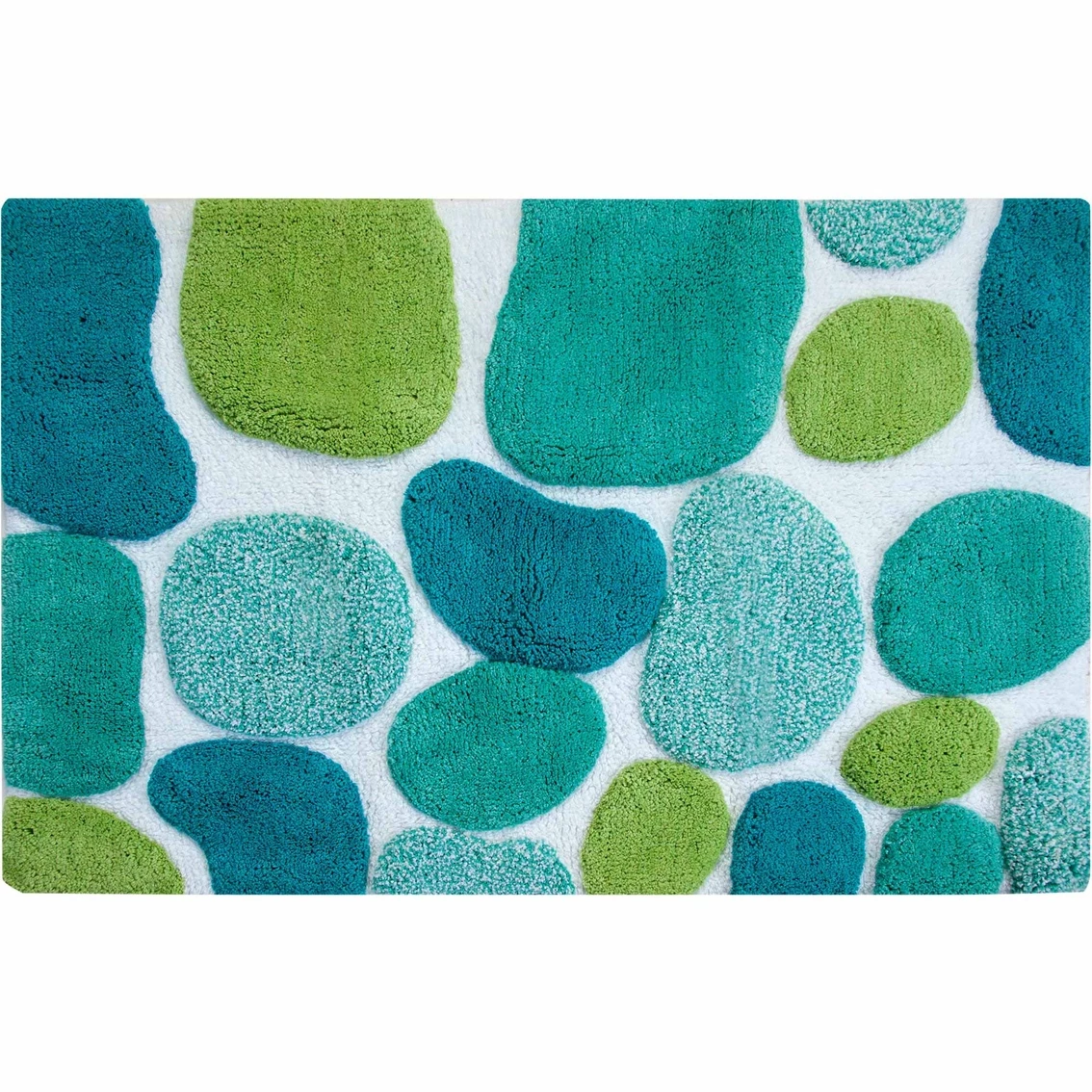 Wholesale ???? Chesapeake Merchandising Chesapeake Pebbles Brights Pool Blue Bath Runner 24 In. X 36 In. ????