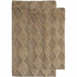 Buy ???? Saffron Fabs Charlotte 2 Pc. Bath Rug Set, 24 X 17 And 34 X 21 ????