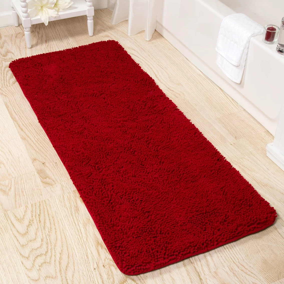 Top 10 ???? Lavish Home Memory Foam Shag Bath Mat ???? - Image 3