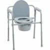 Flash Sale ???? Drive Medical Steel Folding Bedside Commode ????