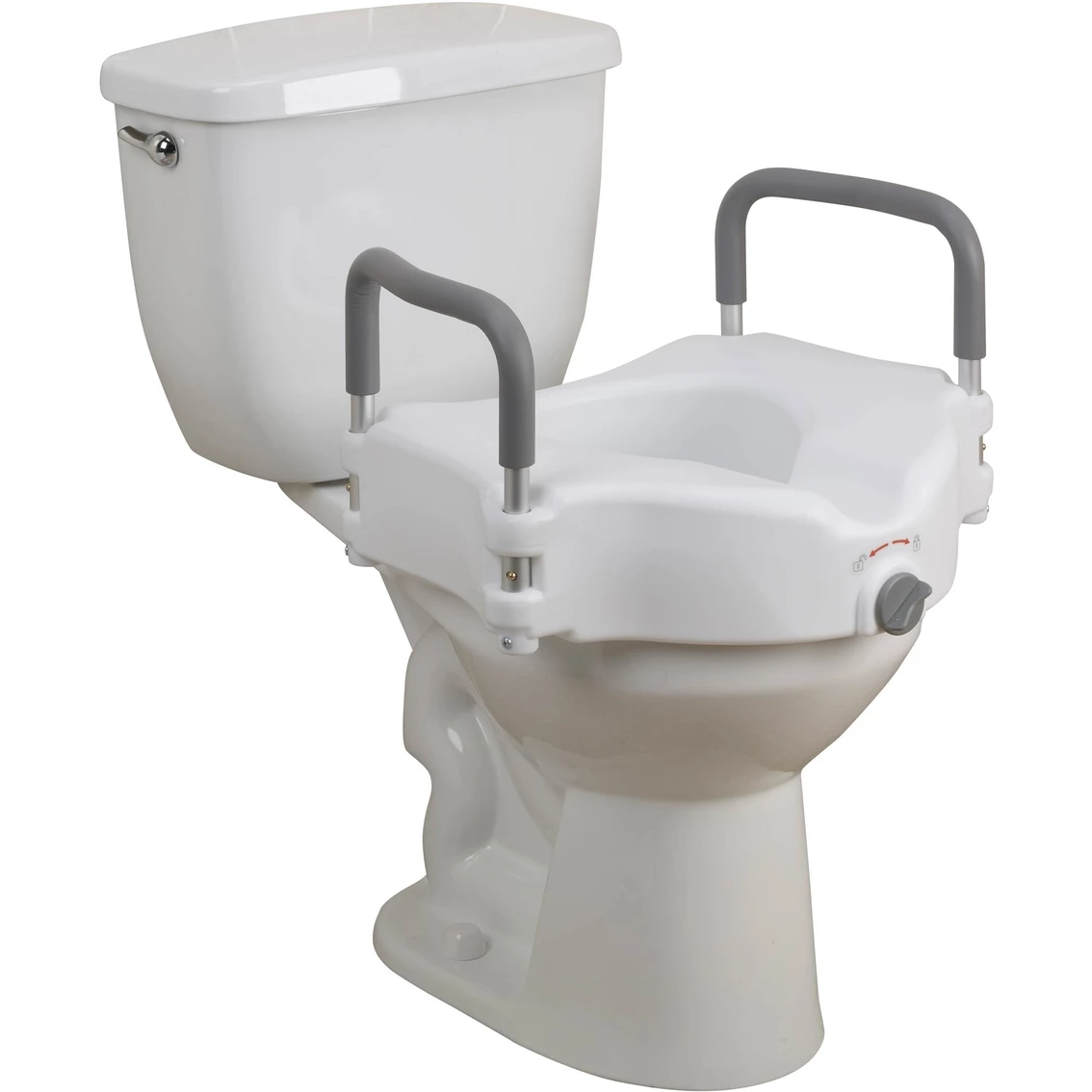Top 10 ???? Drive Medical Elevated Raised Toilet Seat With Removable Padded Arms, Standard Seat ???? - Image 2