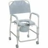 Flash Sale ???? Drive Medical Lightweight Portable Shower Commode Chair With Casters ????