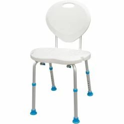 Deals ???? Drive Medical AquaSense Adjustable Bath And Shower Chair With Comfort Seat And Backrest, White ????